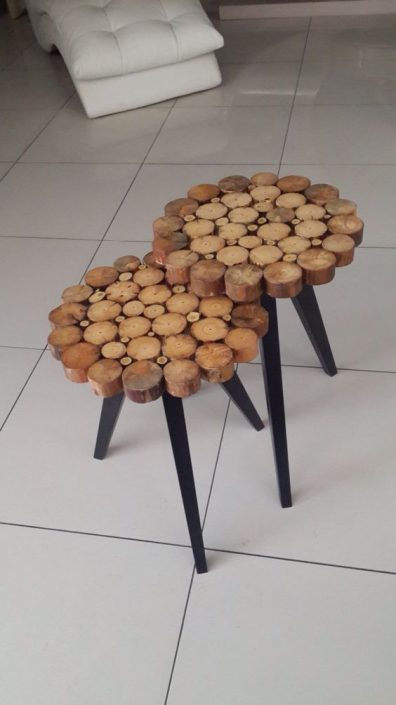 ART3138 Doğal Ahşap Sehpa Doğal Sehpa