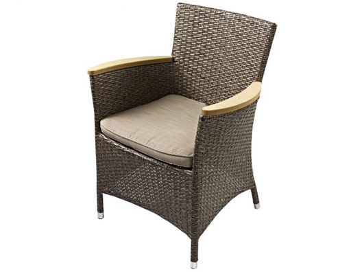 ART006 Rattan Ahşap Kollu Koltuk Rattan koltuk