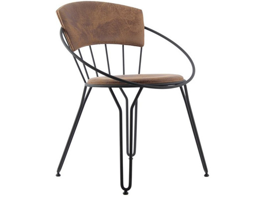 ART 174  Kollu Tel Sandalye