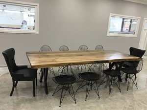 ART3002 Doğal Ceviz Toplantı Masası Takımı