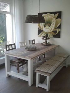 ART3057 Ahşap Masa Takımı