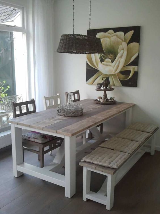 ART3057 Ahşap Masa Takımı