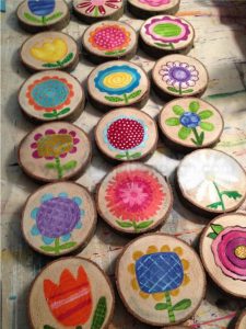 ART3131 Ağaç Renkli Desenli Duvar Aksesuarı