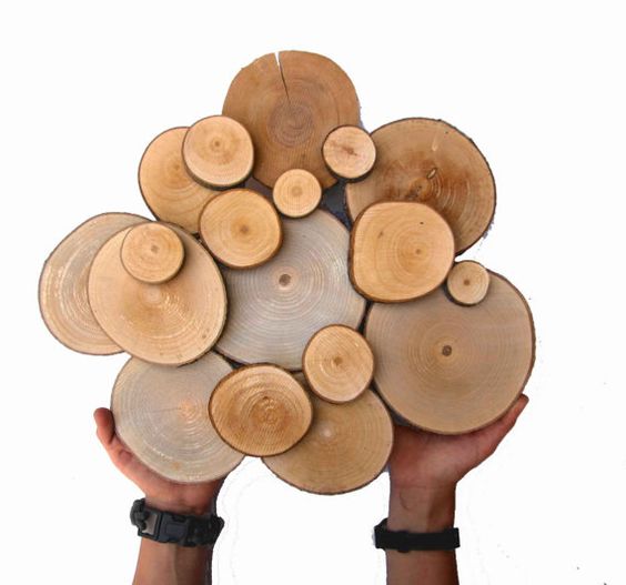 ART3135 Doğal Kütük Duvar Süsü