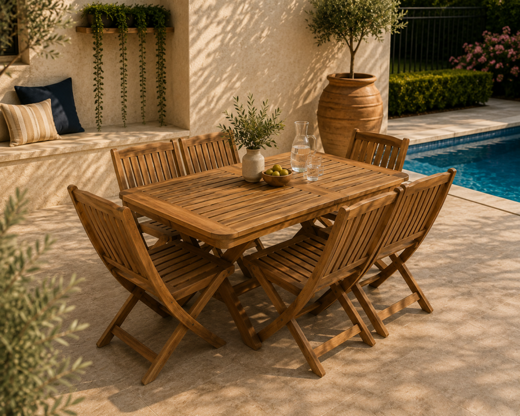 ART4530 Teak Masa Takımı