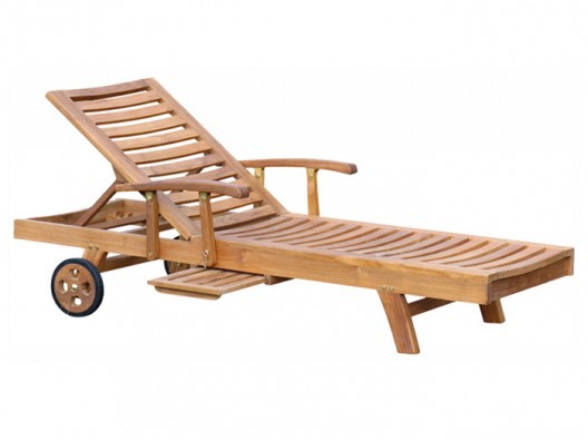 ART807 Ahşap Şezlong