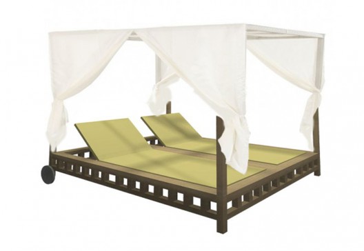 ART819 Teak İkiz Şezlong