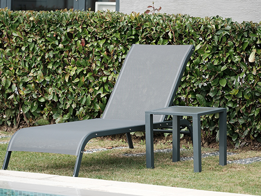 ART825 Alüminyum Tekstilen Şezlong KOLSUZ