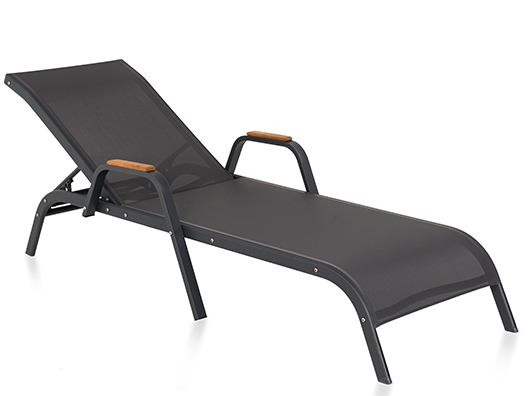 ART824 Alüminyum Şezlong KOLLU