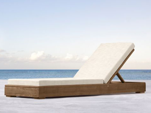 ART820 İroko Teak Şezlong