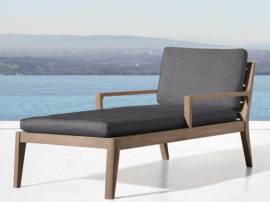 ART821 Sabit Ahşap Şezlong