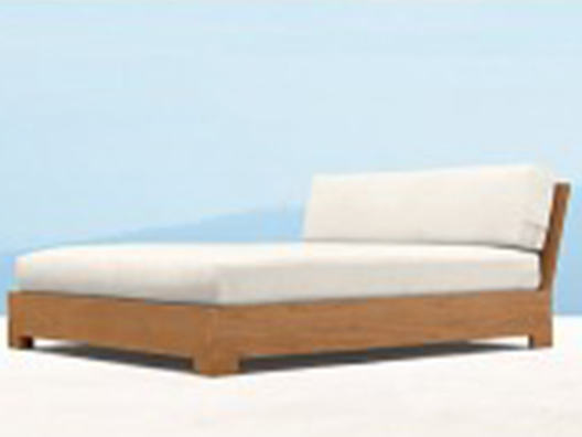 ART816 Ahşap Yatak Şezlong