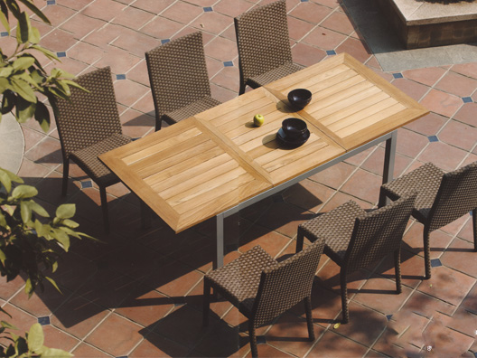 ART461 Metal Teak Masa Takımı