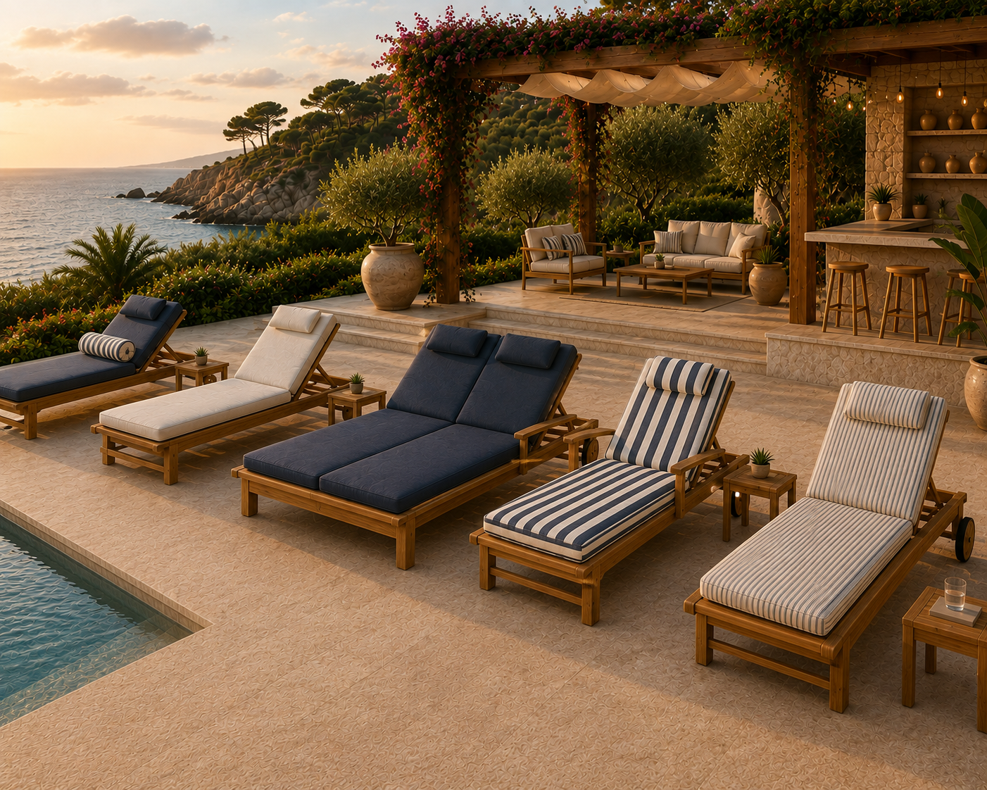 Şezlong ve Şemsiyeler